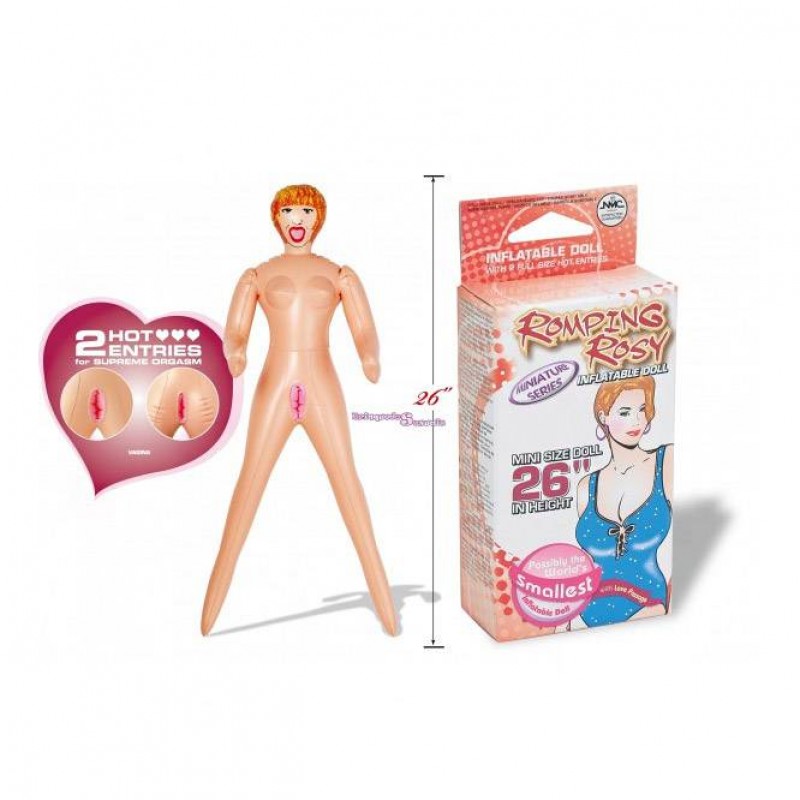 Romping Rosy Mini Blow Up Sex Doll